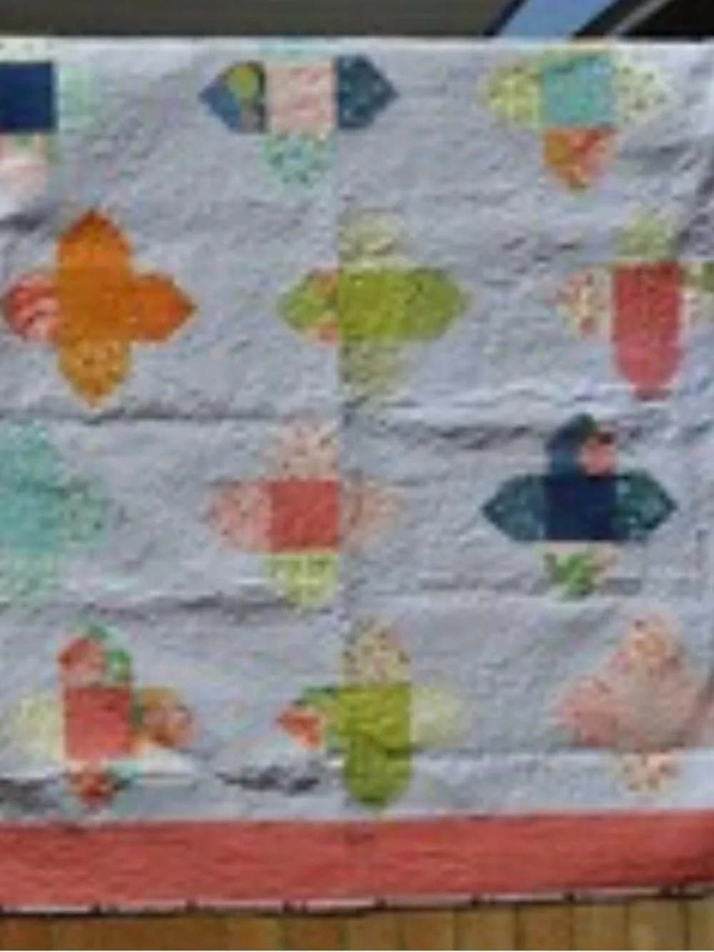 Colorful Patchwork Quilt - Multi-Color - Twin